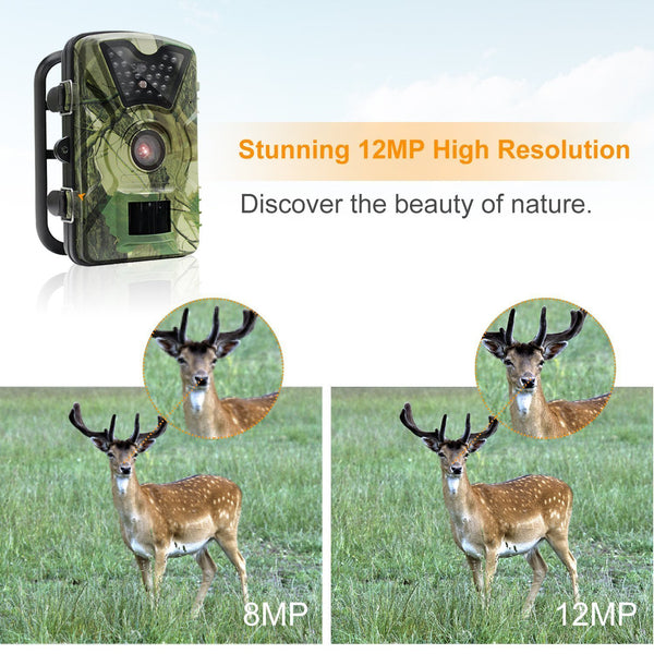 Hunting Trail Camera Full HD 1080P Video Night Vision Digital Cam