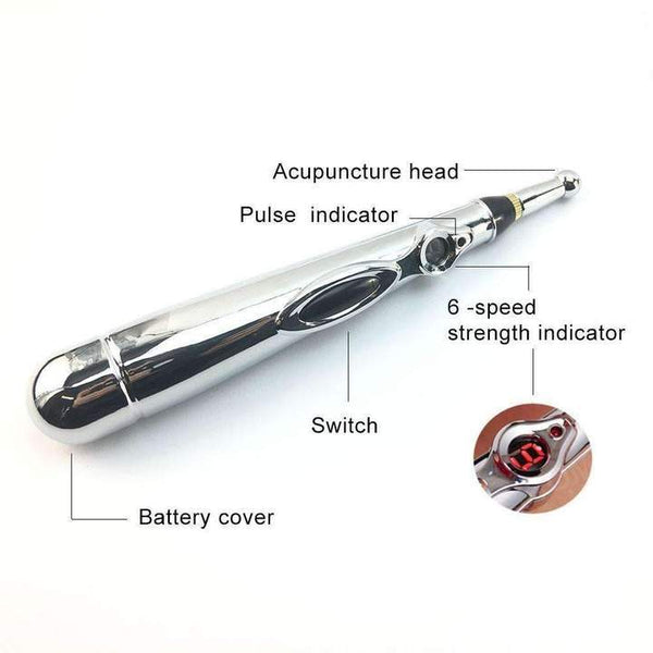 Electric Acupuncture Magnet Therapy Heal Massage Pen