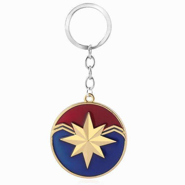 Captain Marvel Ring Avengers Keychain