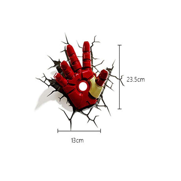 Cartoon Marvel Figure Wall Lamp Birthday Gifts