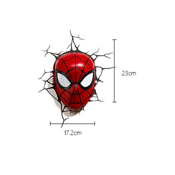Cartoon Marvel Figure Wall Lamp Birthday Gifts