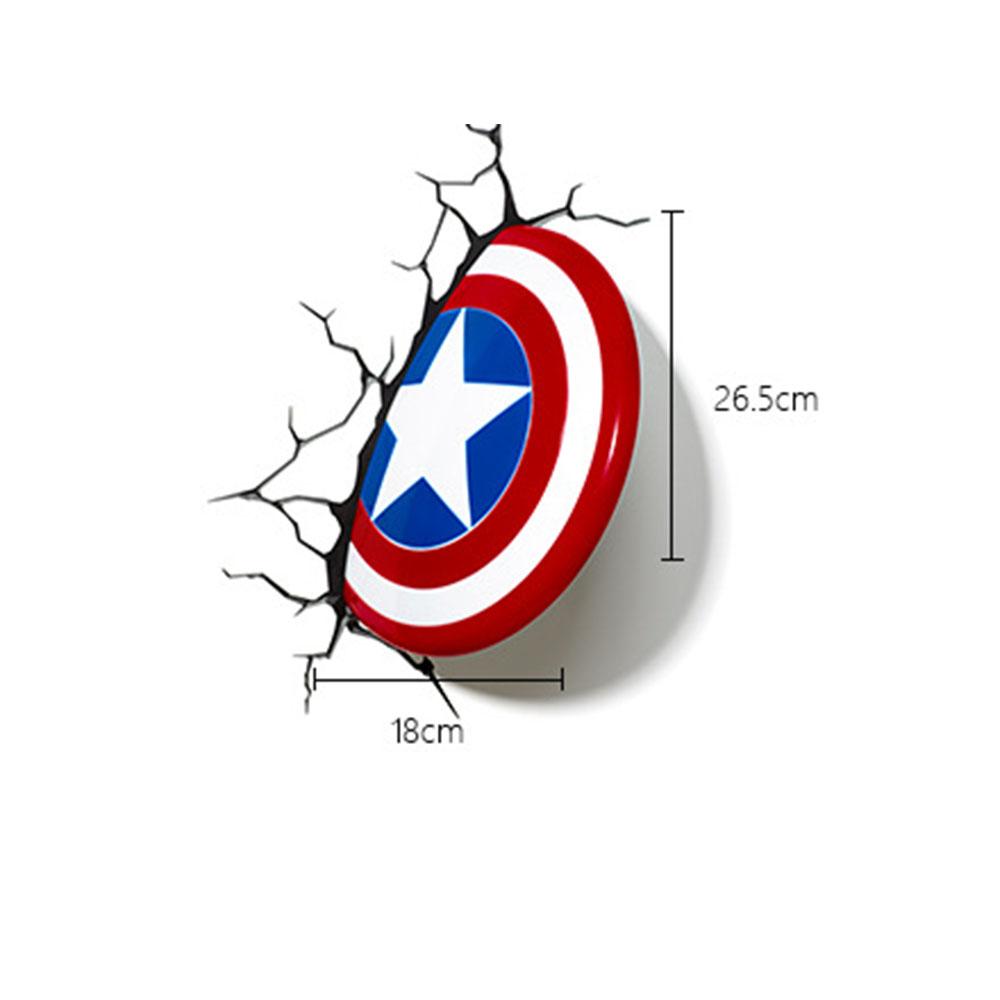 Cartoon Marvel Figure Wall Lamp Birthday Gifts