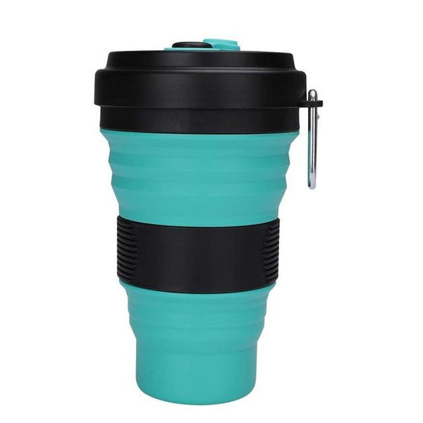 Collapsible Coffee Cup Leak Proof BPA Free Eco Reusable Coffee Mug