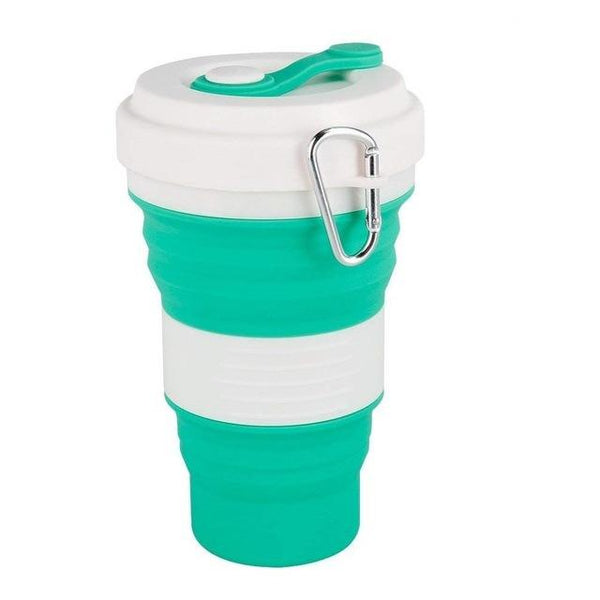 Collapsible Coffee Cup Leak Proof BPA Free Eco Reusable Coffee Mug
