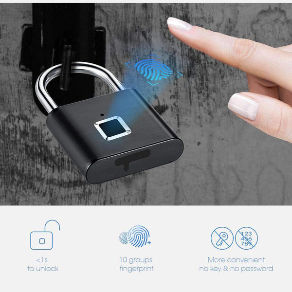 Door Lock Fingerprint Smart Padlock