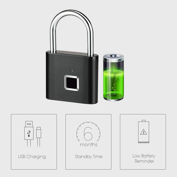 Door Lock Fingerprint Smart Padlock