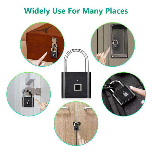 Door Lock Fingerprint Smart Padlock