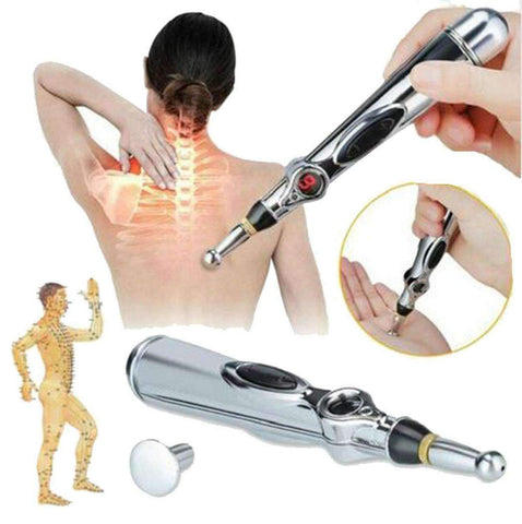 Electric Acupuncture Magnet Therapy Heal Massage Pen