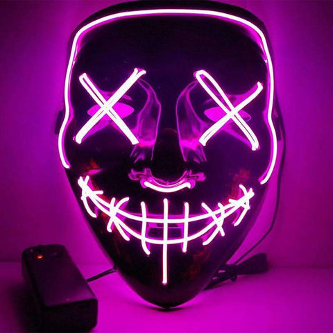 Halloween Mask LED Light Up Party Mask