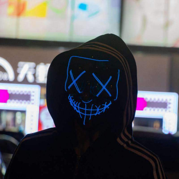 Halloween Mask LED Light Up Party Mask