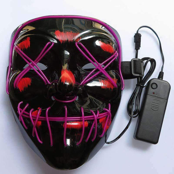 Halloween Mask LED Light Up Party Mask