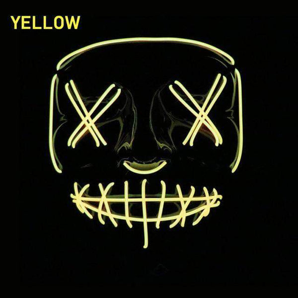 Halloween Mask LED Light Up Party Mask