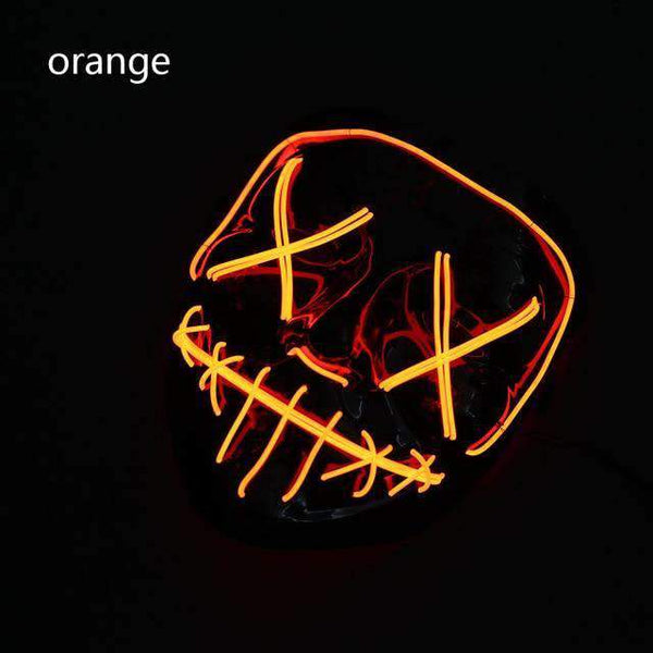 Halloween Mask LED Light Up Party Mask