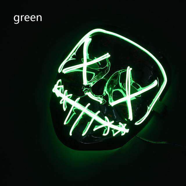 Halloween Mask LED Light Up Party Mask