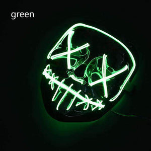 Halloween Mask LED Light Up Party Mask
