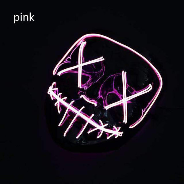 Halloween Mask LED Light Up Party Mask