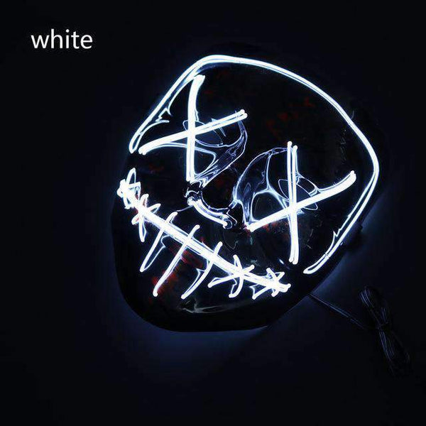 Halloween Mask LED Light Up Party Mask