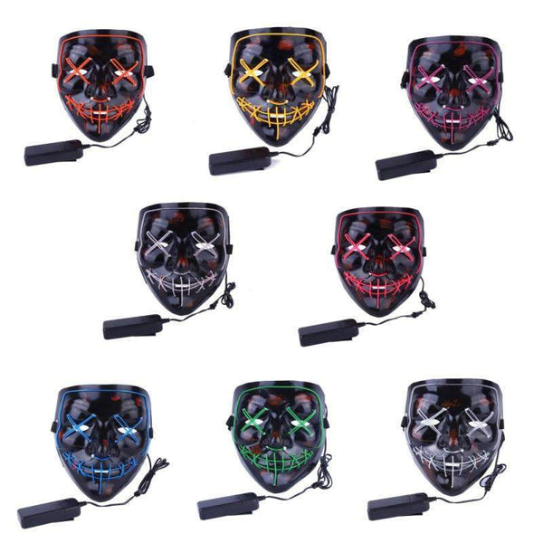 Halloween Mask LED Light Up Party Mask