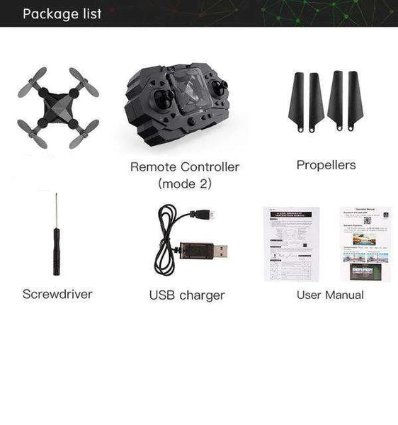 Foldable Mini Drone RC Quadcopter With Camera