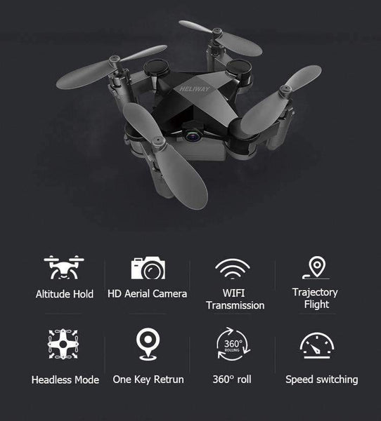 Foldable Mini Drone RC Quadcopter With Camera