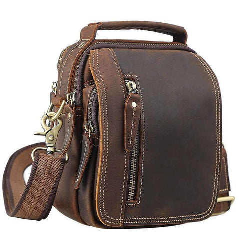 100% Genuine Leather Messenger Bag