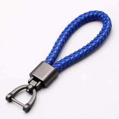 High-Grade Hand Woven Leather Car KeyChain