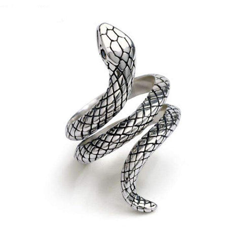 Creative Personality Snake Sterling Silver Ring